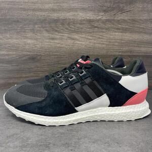 Adidas EQT Support Ultra Shoes Mens Size 12 Black Pink Turbo Boost Sneakers